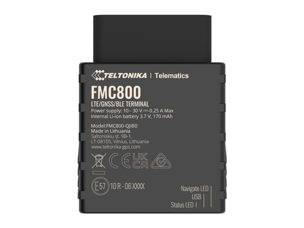 Teltonika Tracker GPS FMC800 Ajoneuvo LTE