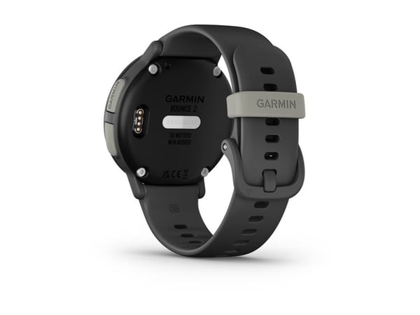 Garmin Bounce 2 - 43 mm - smartklokke med bånd - silikon - håndleddstørrelse: 115-180 mm - display 1.2" - 4 GB - ANT+/ANT, Bluetooth, Wi-Fi, LTE - ...