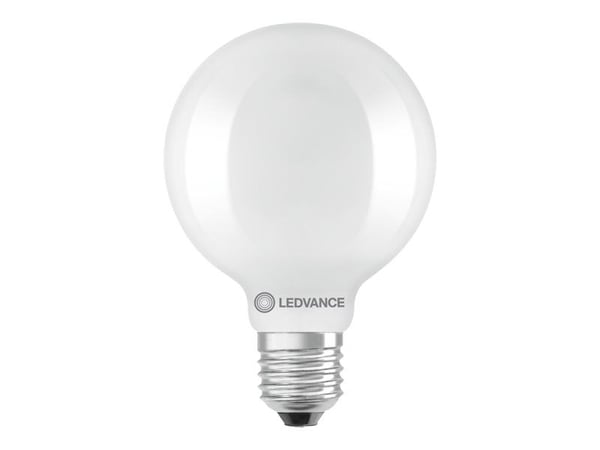 LEDVANCE Classic - LED-filamentlyspære - form: G95 - mattslipt finish - E27 - 11 W (ekvivalent 100 W) - klasse D - varmt hvitt lys - 2700 K
