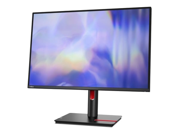Lenovo ThinkVision T24d-30 - LED-skjerm - 24" - 1920 x 1200 Full HD (1080p) @ 100 Hz - IPS - 300 cd/m² - 1500:1 - 4 ms - HDMI, VGA, DisplayPort - h...