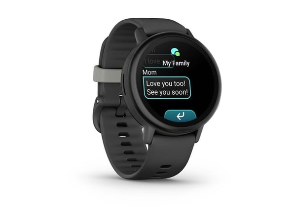 Garmin Bounce 2 - 43 mm - smartklokke med bånd - silikon - håndleddstørrelse: 115-180 mm - display 1.2" - 4 GB - ANT+/ANT, Bluetooth, Wi-Fi, LTE - ...