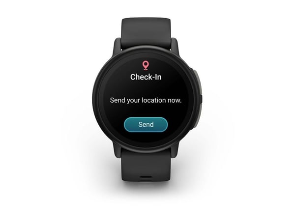 Garmin Bounce 2 - 43 mm - smartklokke med bånd - silikon - håndleddstørrelse: 115-180 mm - display 1.2" - 4 GB - ANT+/ANT, Bluetooth, Wi-Fi, LTE - ...