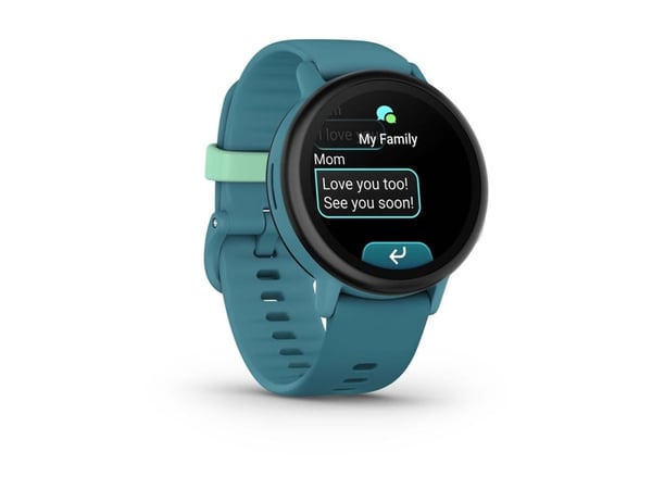 Garmin Bounce 2 - 43 mm - smartklokke med bånd - silikon - håndleddstørrelse: 115-180 mm - display 1.2" - 4 GB - ANT+/ANT, Bluetooth, Wi-Fi, LTE - ...