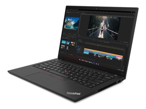 Lenovo ThinkPad T14 Gen 6 21QJ - Copilot+ PC - 180-graders hengseldesign - AMD Ryzen AI 5 PRO - 340 / inntil 4.8 GHz - Win 11 Pro - Radeon 840M - 3...