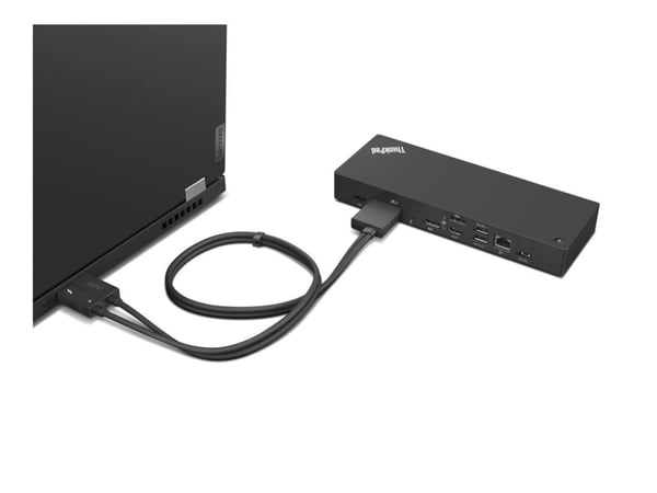 Lenovo ThinkPad Thunderbolt 4 WorkStation Dock - Portreplikator - Thunderbolt 4 - 2 x DP, HDMI, 2 x Thunderbolt - 1GbE - 230 watt - Campus