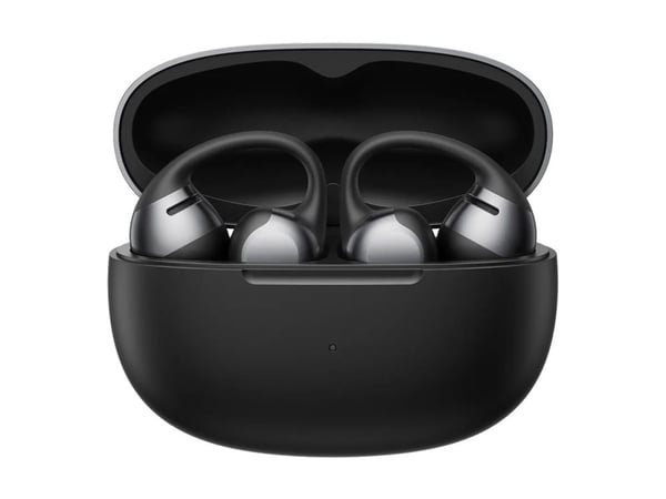 SHOKZ OpenDots ONE - True wireless-hodetelefoner med mikrofon - åpent øre - clip-on - Bluetooth - svart