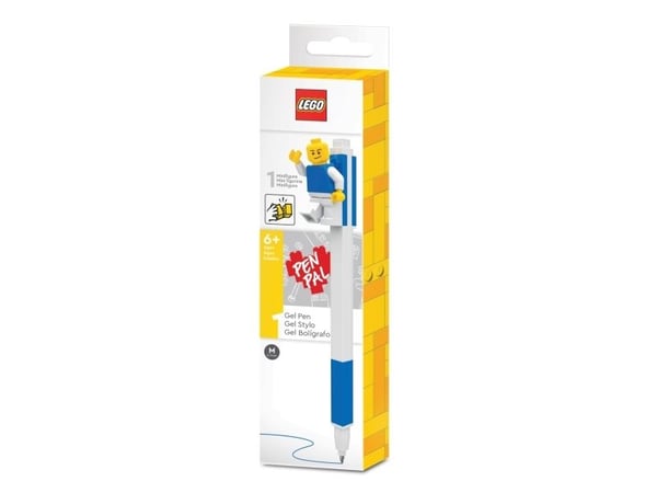 LEGO blå gelpenn med minifigur