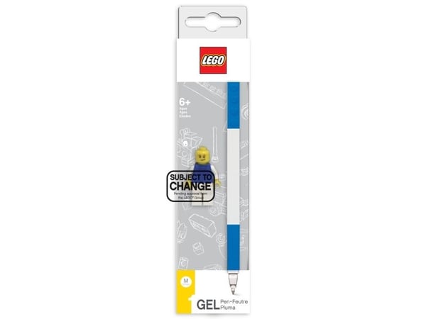 LEGO blå gelpenn med minifigur