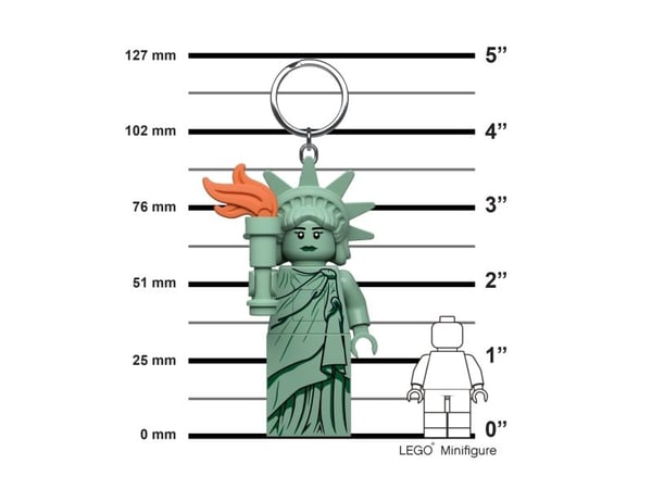 LEGO® Nyckelring Lampa Frihetsgudinnan
