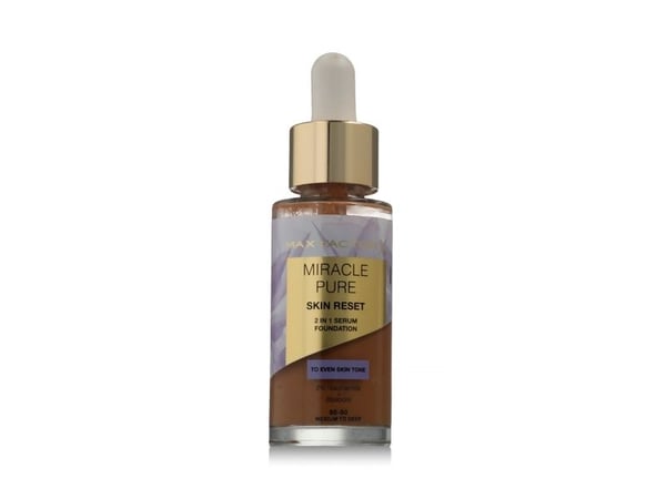 Max Factor Miracle Pure Skin Reset 2-i-1 Serum Foundation (85-90 Medium To Deep) 30 ml