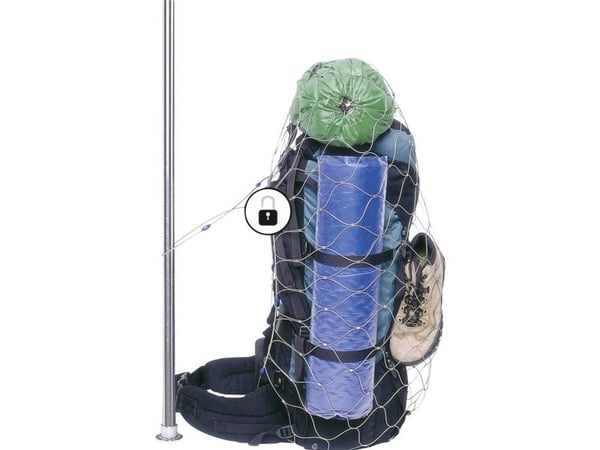Pacsafe 120L, Matkatavaralukko, Mikä tahansa tuotemerkki, Polykarbonaatti, Ruostumaton teräs, Ruostumaton teräs, Reppu, 120 mm