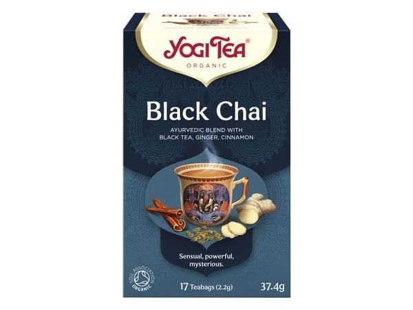 Yogi Tea Black Chai Økologisk - (6 stk.)