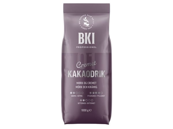 BKI Kakaodrik mørk og cremet - (10 stk.)