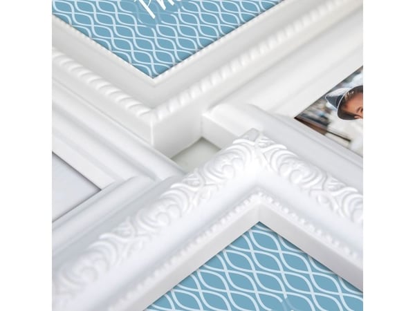 ZEP H2346, 3 bilder i 1 ramme, Fotoark kartong, Hvit, Vegg, 10 x 15 cm, 10 x 15 cm