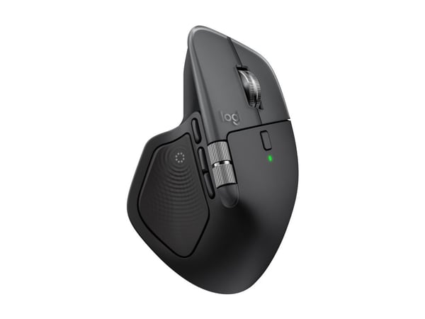 Logitech MX Master 4 for Mac, Oikeakätinen, Laser, Bluetooth, 8000 DPI, Hopea