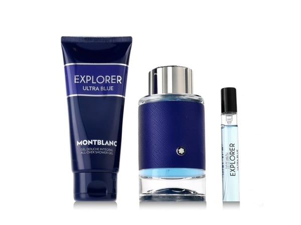 montblanc Mont Blanc Explorer EDP 100 ml + EDP MINI 7,5 ml + SG 100 ml (mies)