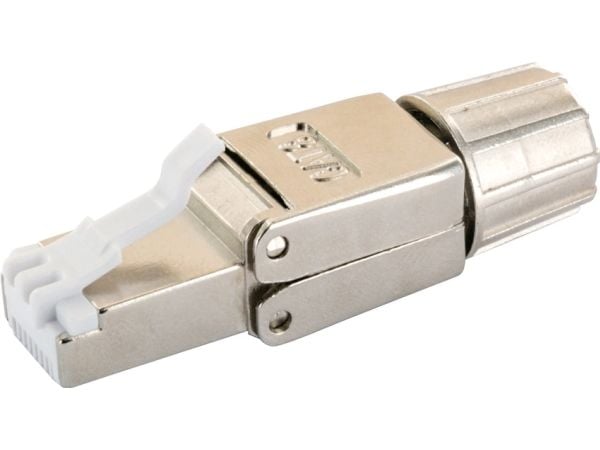 Schwaiger NWST811 531, RJ-45, Sølv, Hankjønn, Rett, Cat8.1, 15 mm