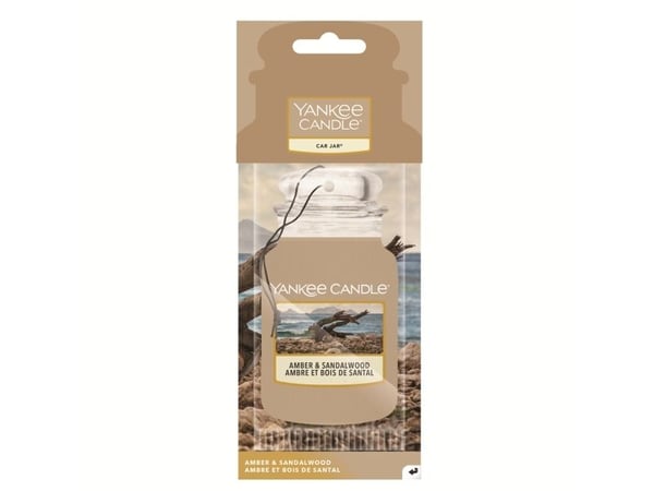 Yankee Candle Amber & Sandalwood, Hanging freshener, Hanging, Ruskea, Monivärinen, Pahvi, 60 mm, 110 mm Yankee Candle Amber & Sandalwood, Hanging freshener, Hanging, Ruskea, Monivärinen, Pahvi, 60 mm, 110 mm