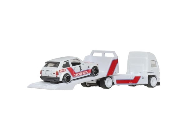 Hot Wheels 73 Honda Civic Custom, Biltransport, 3 år, Metall, Hvit