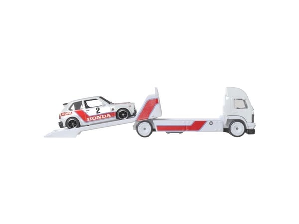 Hot Wheels 73 Honda Civic Custom, Biltransport, 3 år, Metall, Hvit