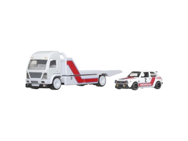 Hot Wheels 73 Honda Civic Custom, Biltransport, 3 år, Metall, Hvit