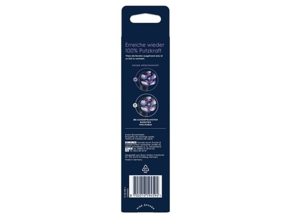 Oral-B iO, 4 stykker, Svart, 3 måned(er)