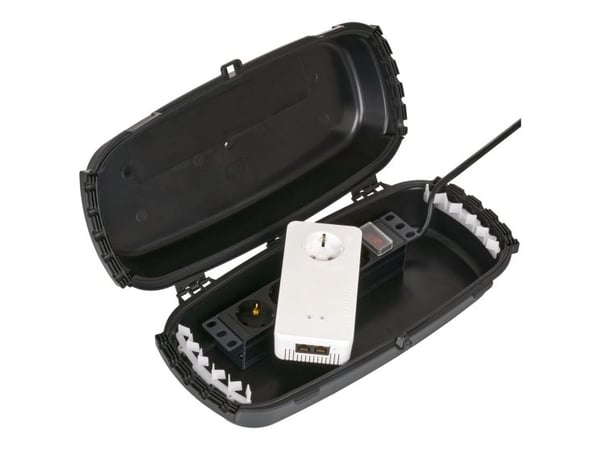 EFB ulkokotelo IP54 kokoontaitettava musta 32x22x13cm 32x22x13cm
