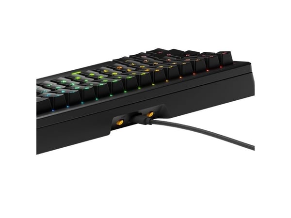 Glorious Gaming GMMK 3 65% Prebuilt, Koblet med ledninger (ikke trådløs), USB, Mekanisk nøkkelbryter, QWERTY, RGB LED, Svart