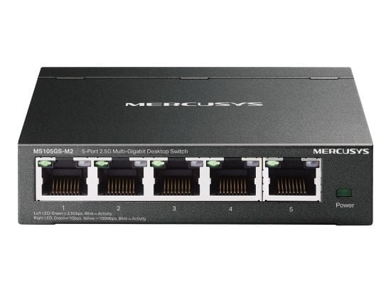 Mercusys MS105GS-M2, Uhåndtert, Gigabit Ethernet (10/100/1000), Full tosidig, Kan monteres på vegg Mercusys MS105GS-M2, Uhåndtert, Gigabit Ethernet (10/100/1000), Full tosidig, Kan monteres på vegg