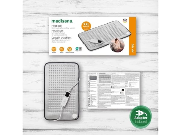Medisana HP 700, 100 W, Grå, 90 min, 2,3 m, 30 °C, 600 mm