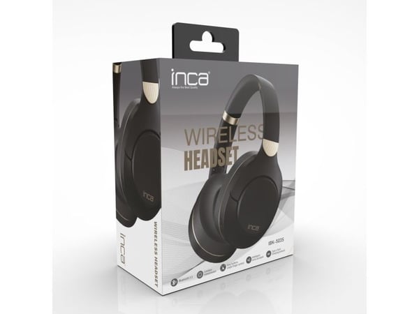Inca IBK-503S, Trådløs, Samtaler/musikk, 20 - 20000 Hz, 231 g, Hodesett, Svart