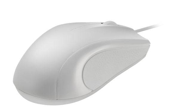 Deltaco MS-711-W, Molempikätinen, Optinen, USB Type-C, 1200 DPI, Valkoinen