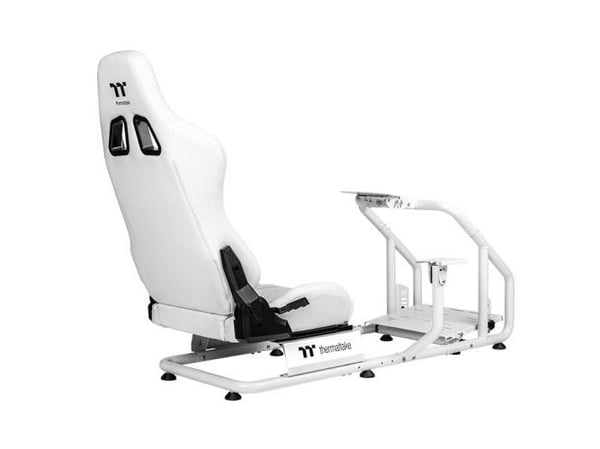 Thermaltake GSC-R30-CPASWH-01, Stol til konsollgaming, 100 kg, Flatt sete, Hård ryggstø, Billøp, Hvit