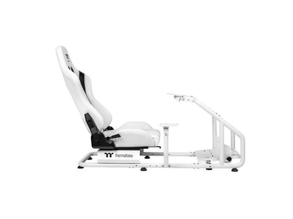 Thermaltake GSC-R30-CPASWH-01, Stol til konsollgaming, 100 kg, Flatt sete, Hård ryggstø, Billøp, Hvit