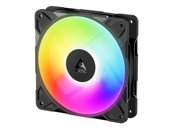ARCTIC P12 Pro A-RGB - Lådfläkt - omvänd, med kabelsplitter - 120 mm - svart