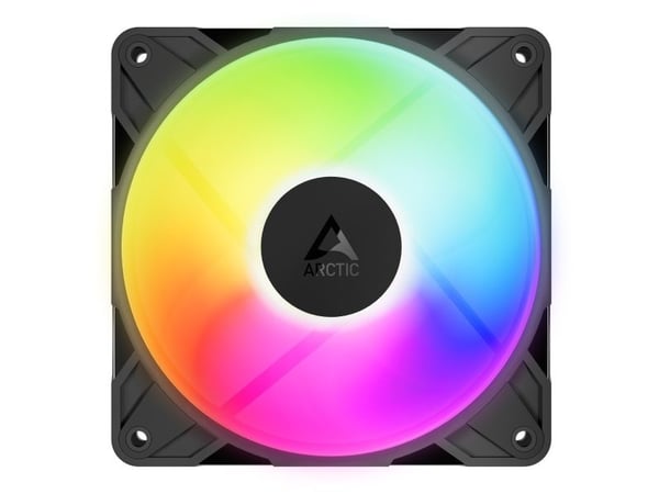 ARCTIC P12 Pro A-RGB - Lådfläkt - omvänd, med kabelsplitter - 120 mm - svart