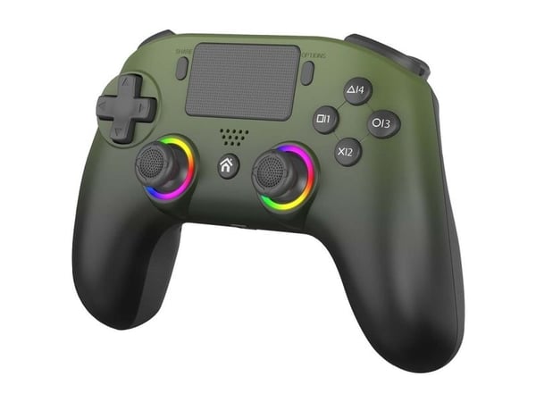 Subsonic SA5716-3, Gamepad, PC, PlayStation 5, D-måtte, Hjemknap, Knappen Indstillinger, Knappen Del, Analog/digital, Flerfarvet, Trådløs