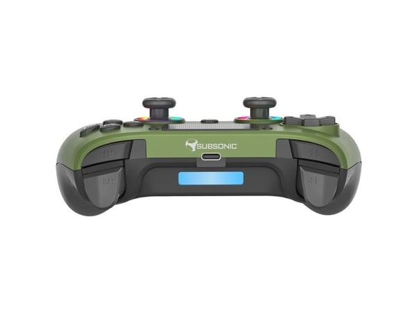 Subsonic SA5716-3, Gamepad, PC, PlayStation 5, D-måtte, Hjemknap, Knappen Indstillinger, Knappen Del, Analog/digital, Flerfarvet, Trådløs