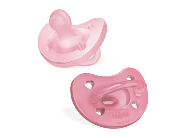 Chicco 00073087110000, Ultramyk, Anatomisk, Silikon, Jente, 2 stykker