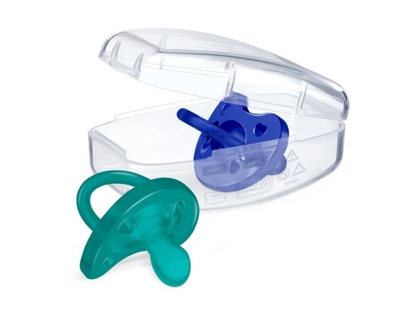 Chicco 00073086210000, Ultramjuk napp, Anatomisk, Silikon, Pojke, 2 styck
