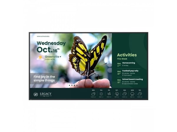 BenQ ST5504 - 55" Diagonalklasse ST04 Series LED-bakgrunnsbelyst LCD-skjerm - intelligent skilting - Android - 4K UHD (2160p) 3840 x 2160 - Direct LED
