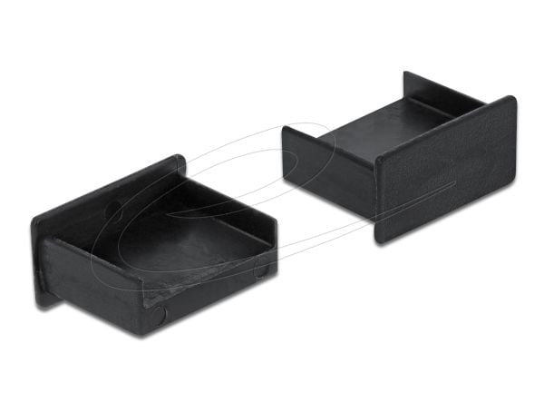 DeLOCK 64102, USB A-tyyppi, Polypropeeni (PP), Musta, 6,5 mm, 13 mm, 4 mm