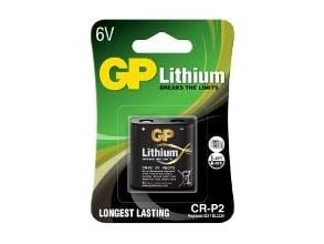 Batteri CR-P2 6V foto lithium