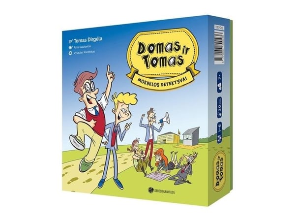 Brettspill Dom og Tom: skole-detektivene
