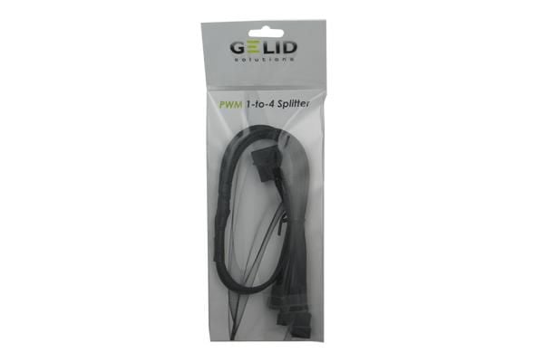 Gelid Solutions CA-PWM-03, 0,42 m, 4 x 4-pin PWM, 4-pin PWM + Molex (4-pin), Hankjønn, Hunkjønn, Rett