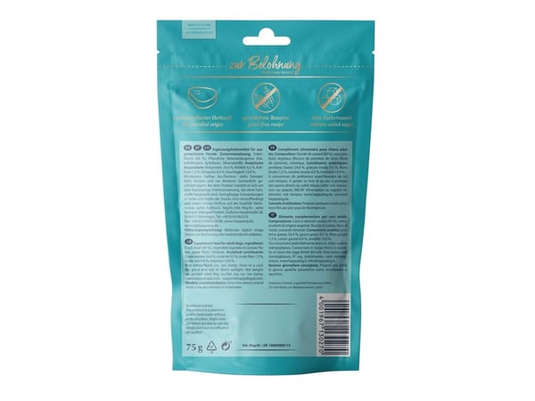 Meat Snack Nordseeküste, herkku, koirille, ankka, 75g