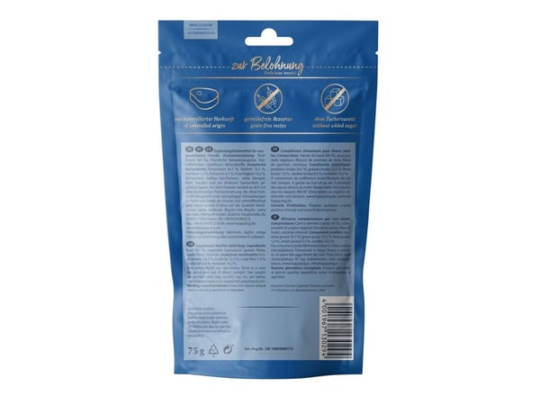 Happy Dog Meat Snack Bavaria, Voksen, Alle hunderaser, Storfekjøtt, 75 g, Glutenfri