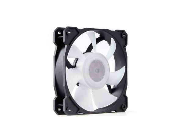 Gelid Solutions Radiant-D, Tuuletin, 12 cm, 77,2 cfm, Musta, Valkoinen