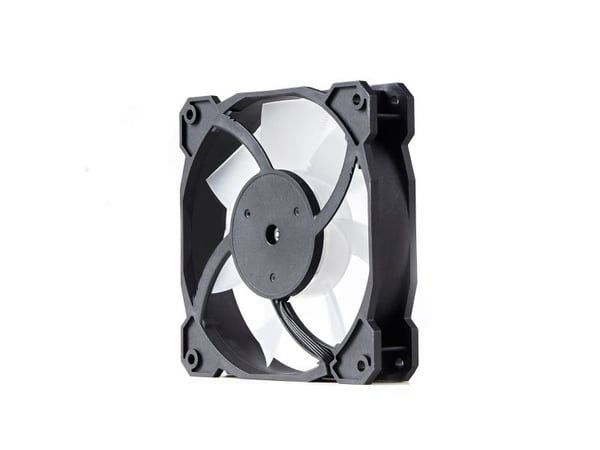 Gelid Solutions Radiant-D, Tuuletin, 12 cm, 77,2 cfm, Musta, Valkoinen
