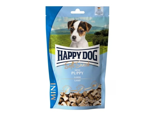 Happy Dog Soft Snack Mini Puppy, Snacks, Hund, Junior, Lamm, Ris, 100 g